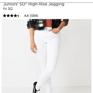 Juniors SO High-Rise Jeggings